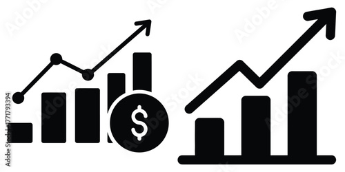 business goal icon vector set