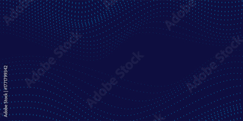 blue wavy halftone background. Dot pop art simple sport style vector.