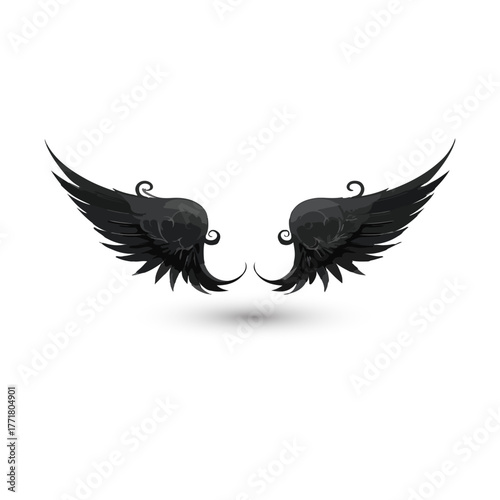 Wings black