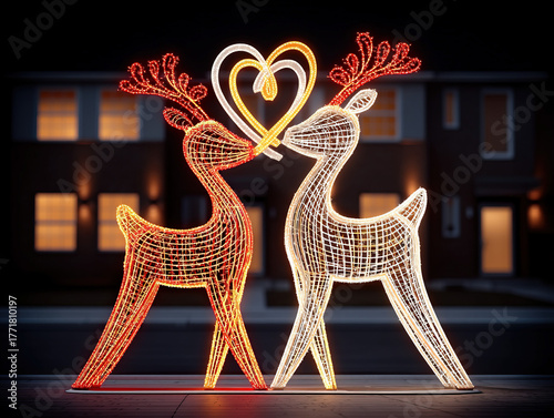 elaborate Christmas outdoor...