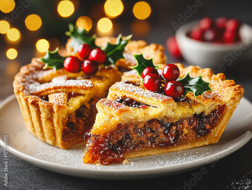 mince pie illustration