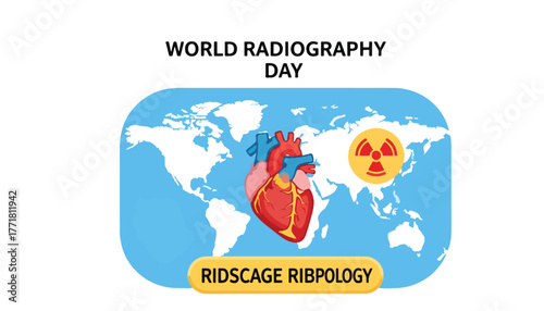 World radiography day heart health and medical imaging celebration