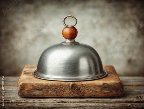 silver food cloche