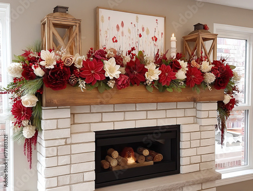 tasteful Christmas home dec...