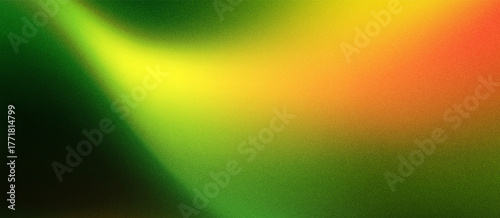 background grainy concept black, green and yellow light gradient colorful