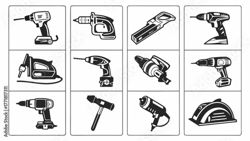 Drill power tool collection