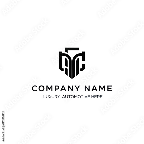 Modern Luxury Automotive Company Logo Design.