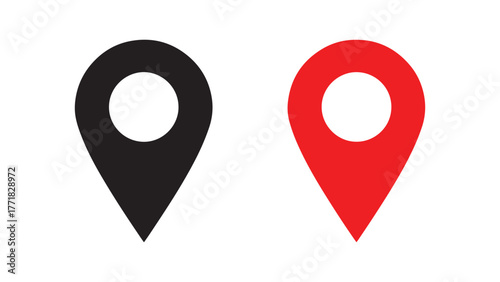 Abstract geometric composition featuring bold color blocks and clean lines