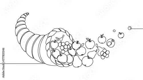 Festive thanksgiving celebration design with autumnal elements and decorative