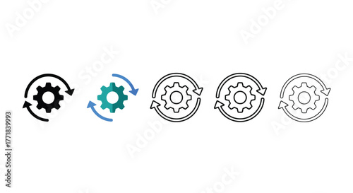 Set of business and finance icons