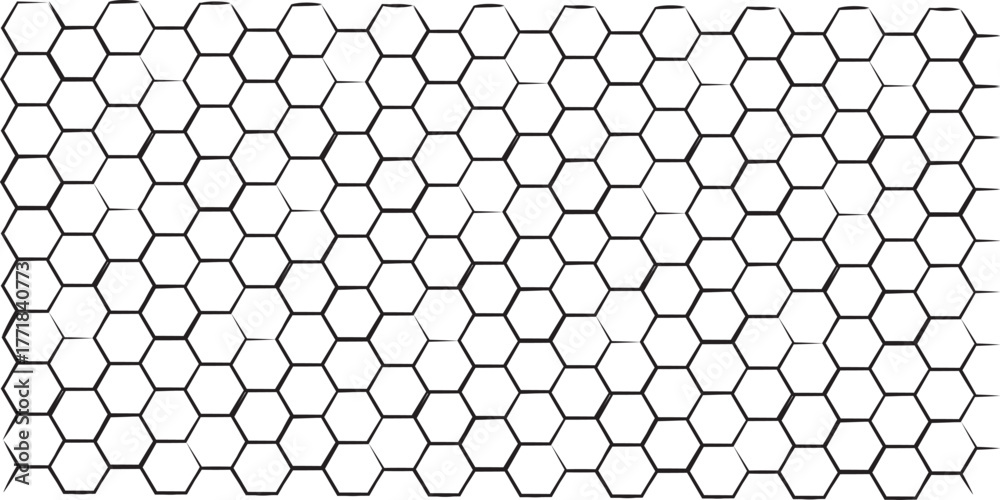 Simple style hexagonal graphic concept. Bee honey comb background seamless. Simple seamless pattern of bee honeycomb cells. Abstract hexagon border pattern geometric creative background.