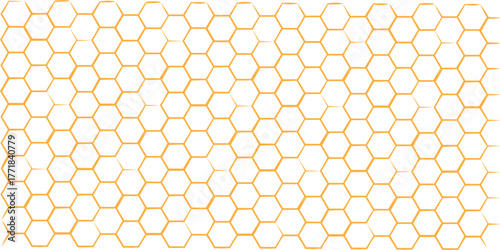 Simple style hexagonal graphic concept. Bee honey comb background seamless. Simple seamless pattern of bee honeycomb cells. Abstract hexagon border pattern geometric creative background. 