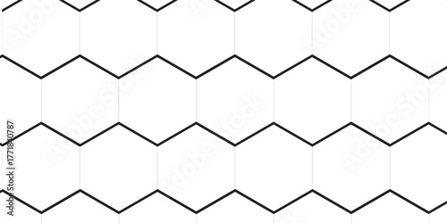 Simple style hexagonal graphic concept. Bee honey comb background seamless. Simple seamless pattern of bee honeycomb cells. Abstract hexagon border pattern geometric creative background. 
