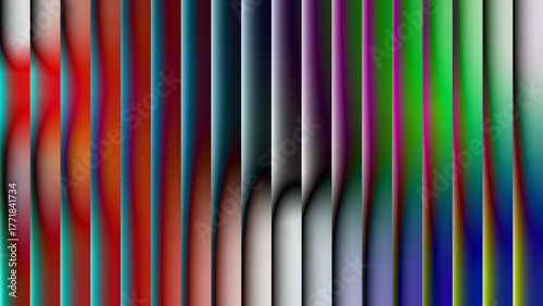 Abstract Gradient Stripes with Vibrant Colors and Smooth Transitions for Modern Design and Artistic Backgrounds Seamless colorful pattern of blended vertical stripes creating a dynamic