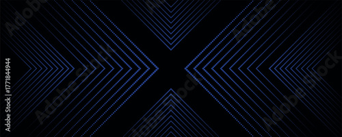 blue techno abstract background overlap layer on dark space with glowing dots shape decoration. Modern graphic design element dotted line style concept for banners