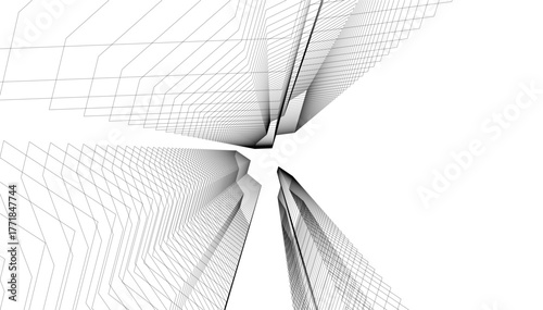 Architecture building vector 3d illustration