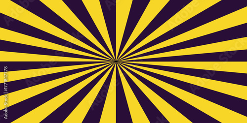 stripe rays safety warning dangerous pop art style background, vector sign yellow and black rays, glow, Abstract comic colorful vintage background.Sunburst beam light vintage shine and graphic summer 