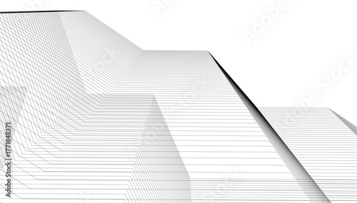 Architecture building abstract vector illustration