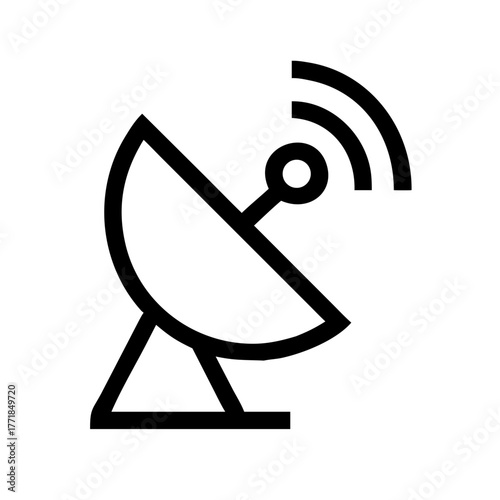satellite dish icon design