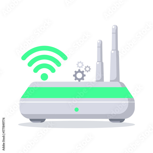 Wireless Router with Strong Signal and Network Configuration