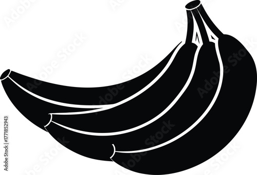 banana isolated vector