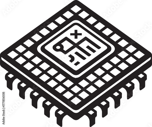 RAM memory module computer icon