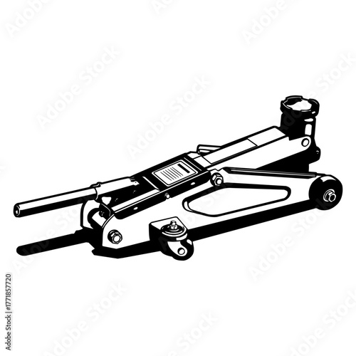 Car Jack Illustration