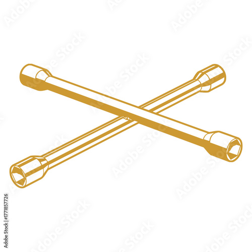 Cross Lug Wrench Set