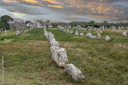 les alignements de menhirs de Carnac