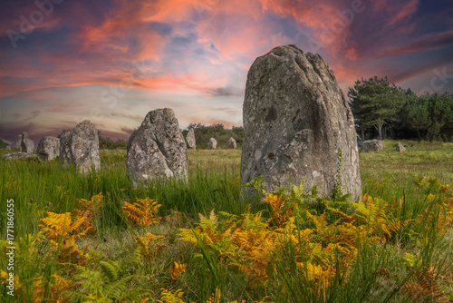les alignements de menhirs de Carnac