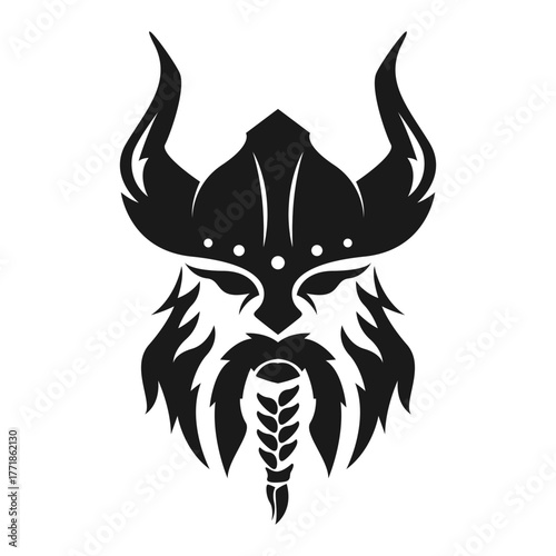 Viking logo icon design