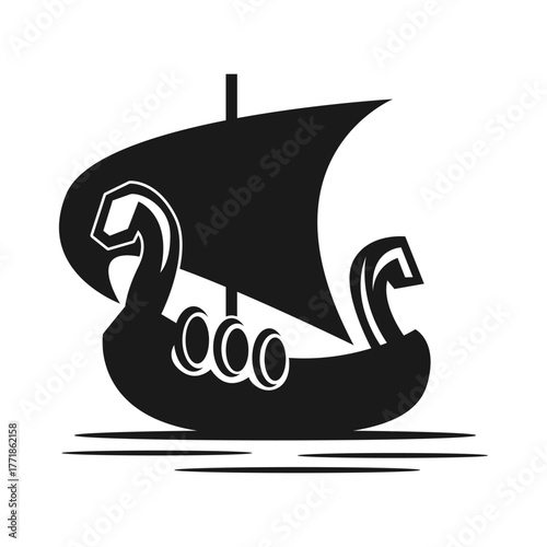 Viking logo icon design