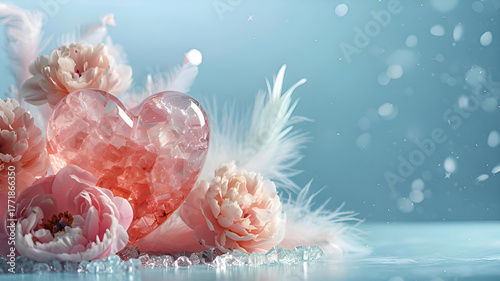 red apple with water drops