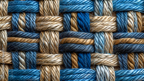 close up of a fabric texture