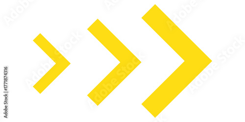 Dynamic moving arrow symbol. Arrow, cursor, dynamic fast symbol sign. Dynamic moving arrow representing speed, fast, acceleration illustration. 