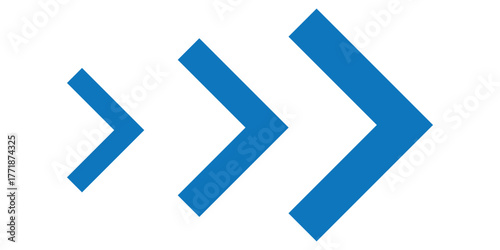 Dynamic moving arrow symbol. Arrow, cursor, dynamic fast symbol sign. Dynamic moving arrow representing speed, fast, acceleration illustration. 