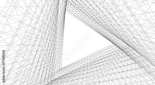 Architecture building abstract vector illustration