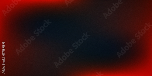 Fiery red brown burnt orange copper black abstract background. Geometric shape. Color gradient. 3d effect. Noise rough grungy grain. Neon light metallic. Design. Template. Web banner. Wide. Panoramic.