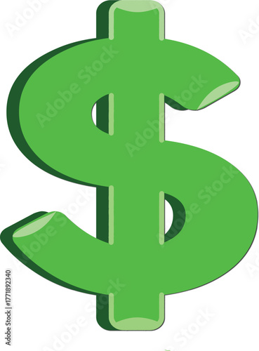 green dollar sign