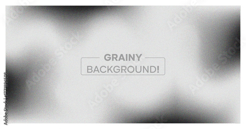 Modern abstract grainy gradient background in black and white soft blur texture, minimal noise effect design for posters, web, branding, and creative visuals