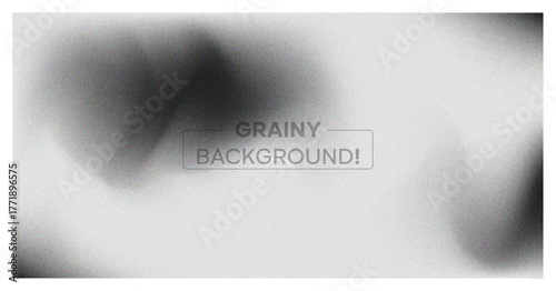 Modern abstract grainy gradient background in black and white soft blur texture, minimal noise effect design for posters, web, branding, and creative visuals
