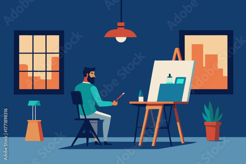 A cartoon illustration of a ghostly graveyard gate vector illustration