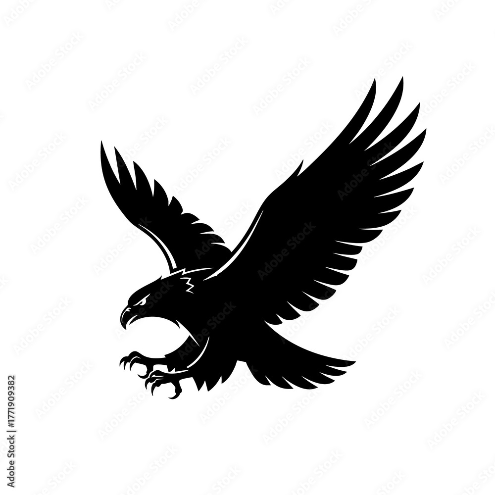 Obraz premium American Eagle Mascot - Flat Design