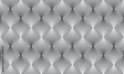 Geometric gradient pattern. Dot texture. Diagonal dotted rhombus seamless ornamental background
