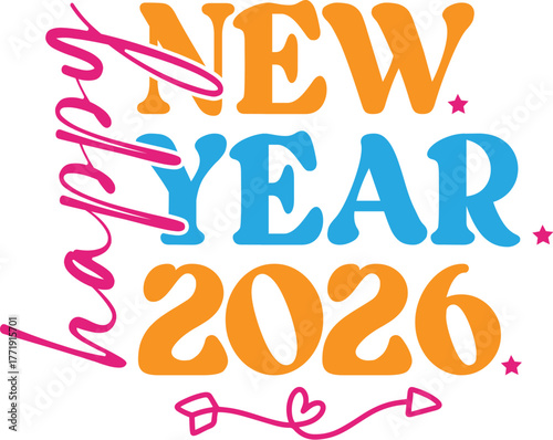 Happy New Year  Svg 