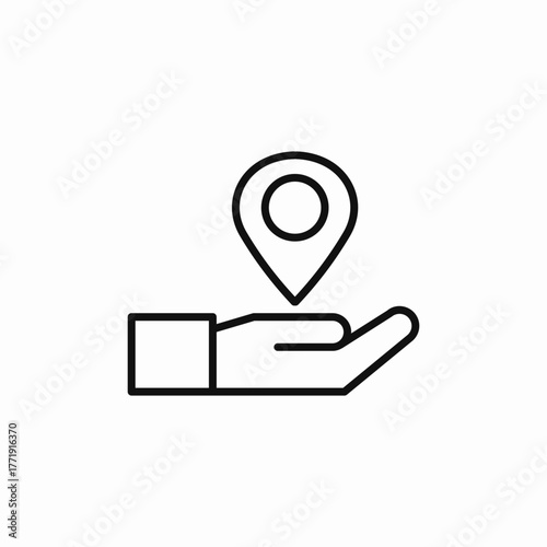 location care icon sign vector
