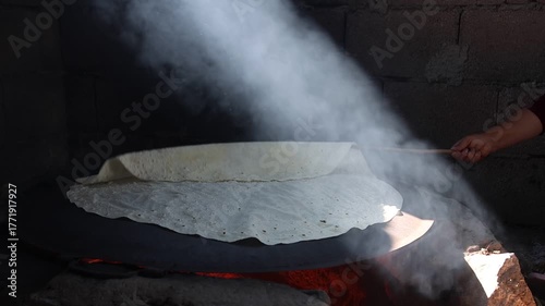 Traditional Tandoor Flatbread Making in Slow Motion