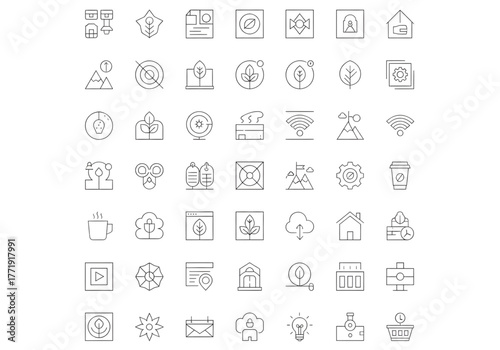 Woodworking Carpentry Hand Tools Set Flatlay Chisel Plane Hammer PNG on Transparent Background