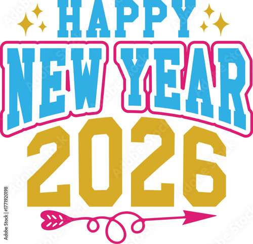 Happy New Year  Svg