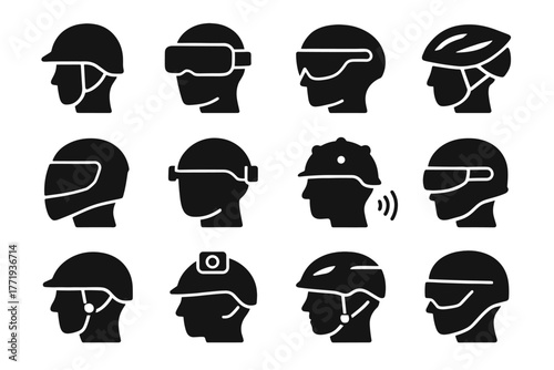 Virtual audio guide vector artifact icon museum icons vase device skeleton kiosk